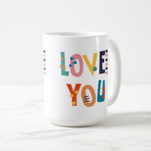 Love You Colours Coffee Mug