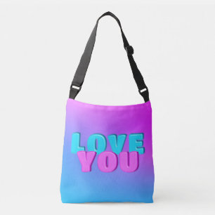 love you crossbody bag