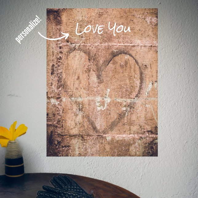 Love You customisable  Poster (Creator Uploaded)