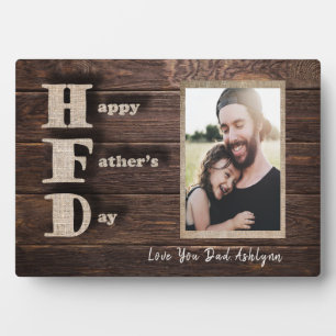 Love You Dad   Custom Photo   Happy Father's Day Plaque