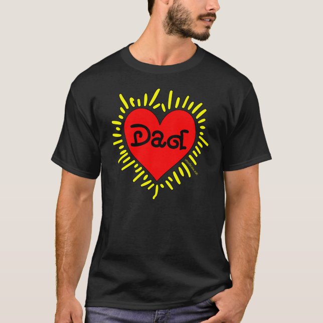 Love You Dad dark t-shirt (Front)
