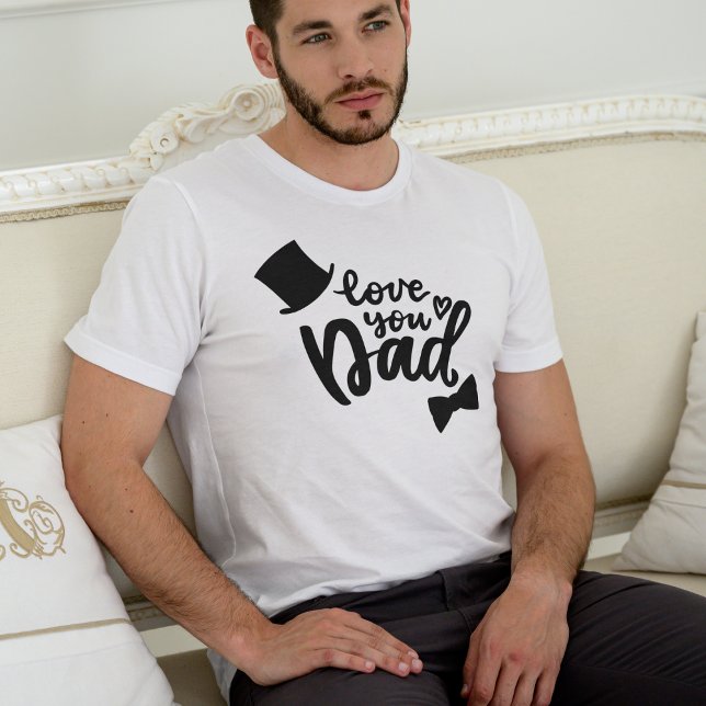 Love You Dad - Father's Day Overlay T-Shirt (Creator Uploaded)