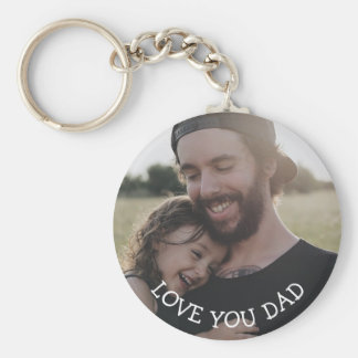 Love you Dad, Personalised Photo Key Chain