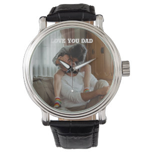 Love You dad < personalised Photo    Watch