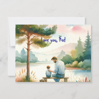 Love you, Dad Postcard