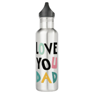 Love You Dad Stainless Steel Water Bottle