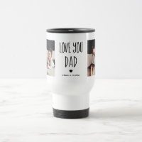 Love You Dad | Two Photo Handwritten Text