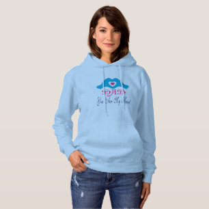 ❤↷Love You Dad, You are My Hero Classic Hoodie
