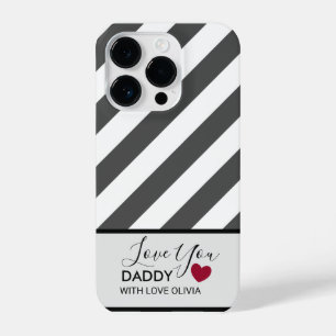 Love you daddy fathers day gift for him iPhone 14 pro case