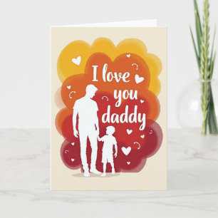 Love You Daddy Keepsake Card