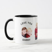 Love You Daddy Personalised Custom Family Photo