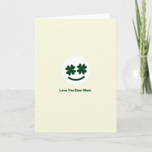 Love You Dear Mom Face Card