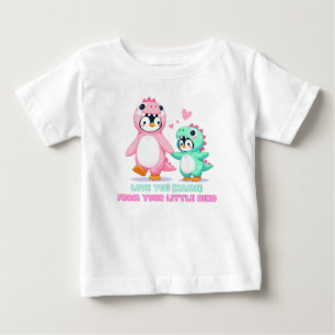 Love You Dino-Mum Personalised Baby T-Shirt