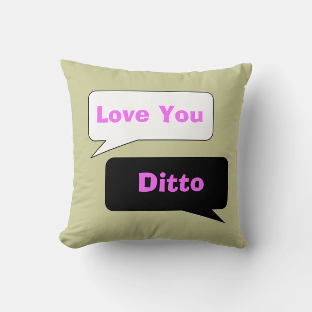 Love You Ditto Cushion (Front)