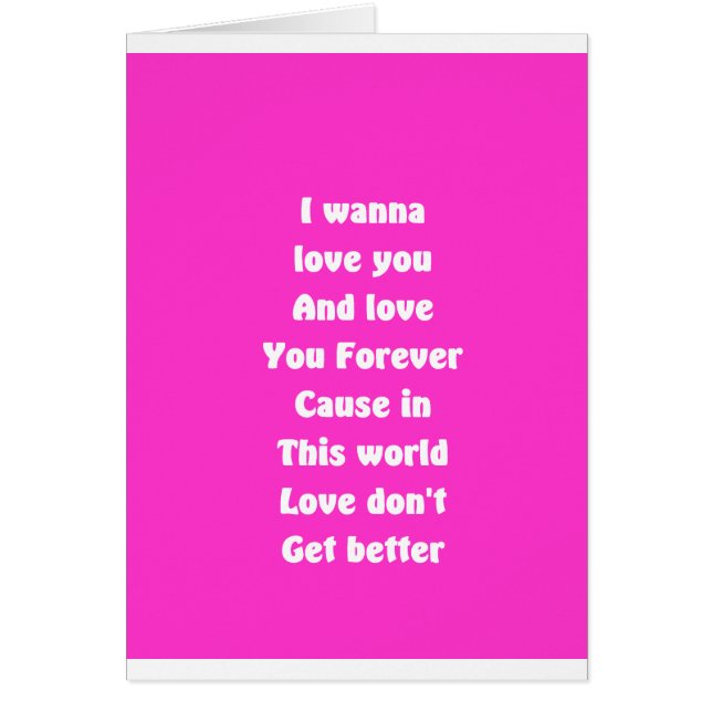 Love you forever (Front)