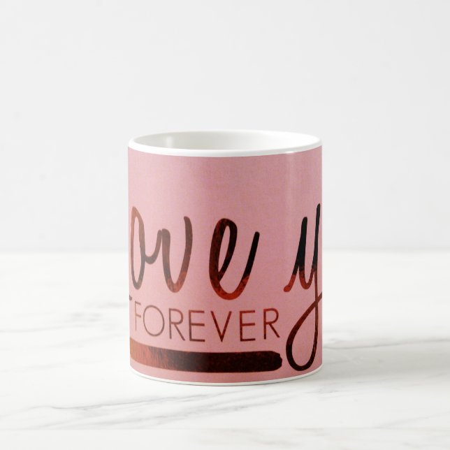 "Love You Forever" 11 oz Classic White Mug (Center)