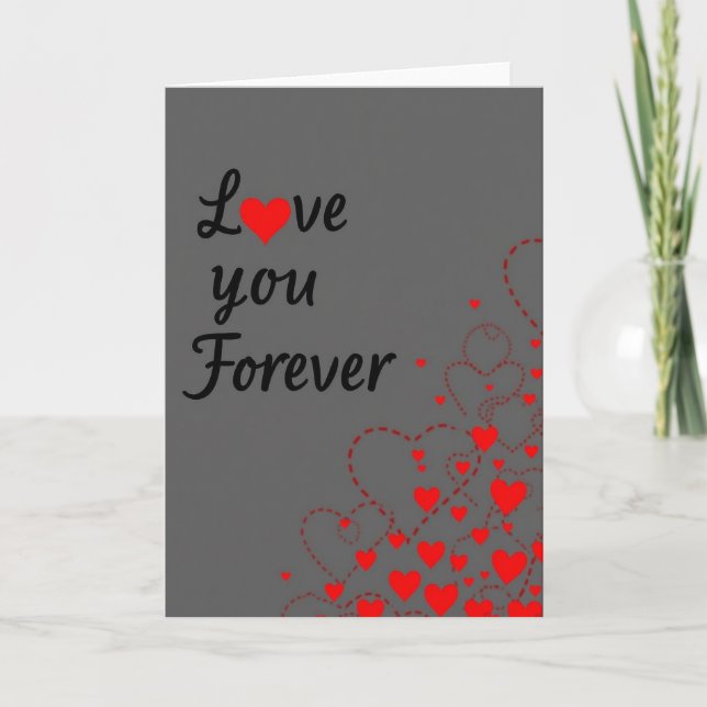 Love You Forever Art Card (Front)
