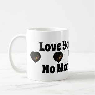 Love You Forever Blue Labradorite Hearts Bold Mug