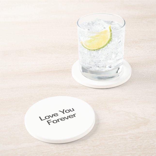 Love You Forever Coaster (Side)
