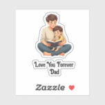 Love You Forever, Dad -  Men's Value<br><div class="desc">Capture the timeless bond between father and child with this touching design, “Love You Forever, Dad.” This emotional illustration shows a heartfelt moment of a dad lovingly holding his child close — symbolising warmth, safety, and unconditional love. Rendered in a cartoon-realistic style with soft colours and clean lines, this artwork...</div>