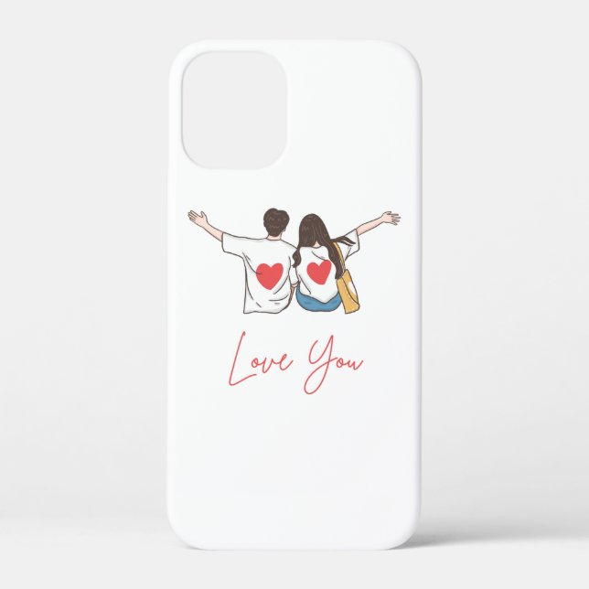❤️ Love You Forever - Elegant Custom iPhone Case | (Back)