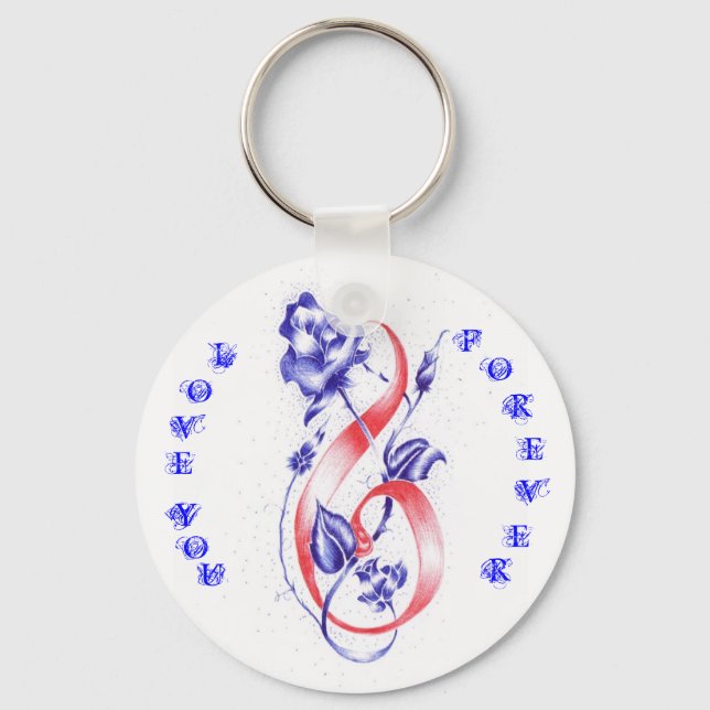 Love you Forever Key Ring (Front)