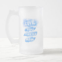 Love You Forever Mum Cloud Blue Happy Mother's Day