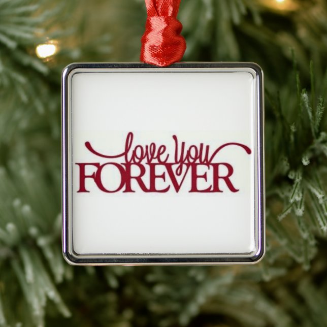 **LOVE YOU FOREVER** ORNAMENT (Tree)