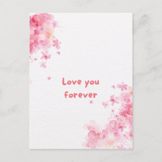 "Love You Forever" Postcard