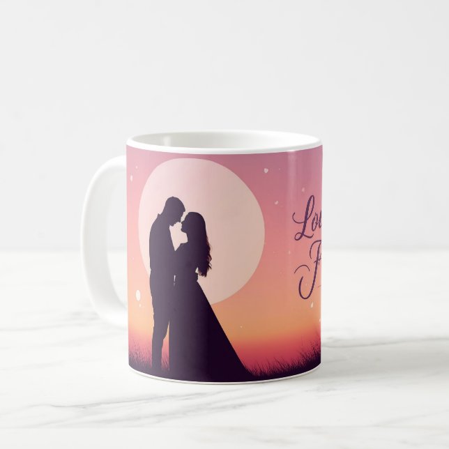 Love You Forever | Romantic Valentine Mug (Front Left)