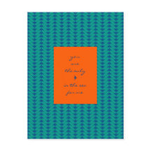 Love You Funny Modern Fish Pattern 