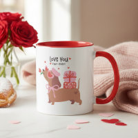Love You Fur-Ever Cute French Dachshund Dog