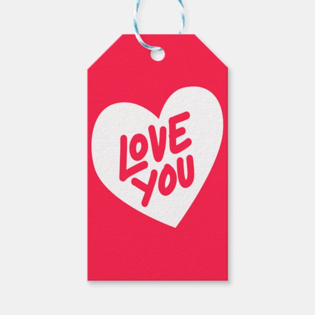 Love You Gift Tags (Front)