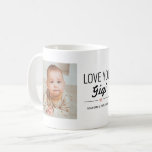 Love You Gigi Birthday Custom Photo Coffee Mug<br><div class="desc">Elegant love you gigi photo mug. Easily personalise this custom mug with your photos to create a unique photo gift for your grandma.</div>