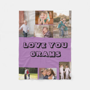 Love You Grams Fleece Blanket