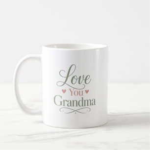 Love You Grandma Elegant Gift Coffee Mug