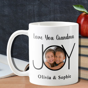 Love You Grandma Personalised Photo Coffee Mug