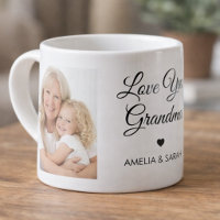Love You Grandma Photo Collage Speciality Mug