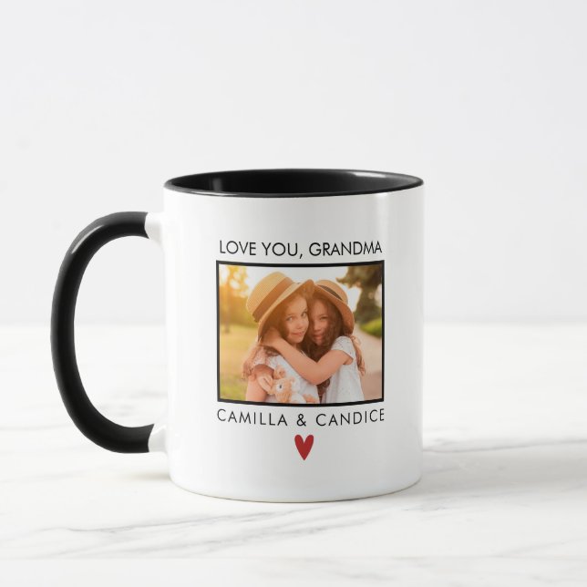 Love You Grandma Photo Mug (Left)