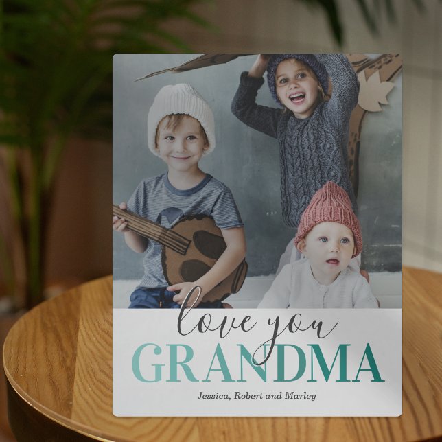 Love You Grandma Picture Plaque (Creator Uploaded)
