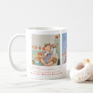 Love You Grandma Three Photo Collage Coffee Mug