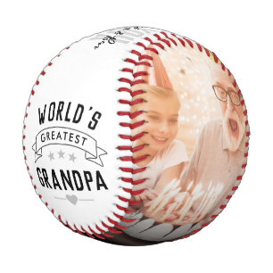 Love You Grandpa/Grampy/Other 2-Photo Baseball