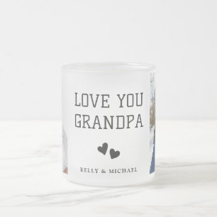 Love You, Grandpa Modern Collage Photo Coffee Mug