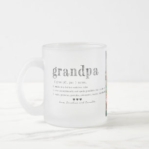 Love You Grandpa Mug Two Photo Handwritten Coffee