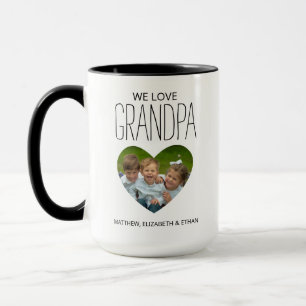 Love You Grandpa Photo Coffee Mug