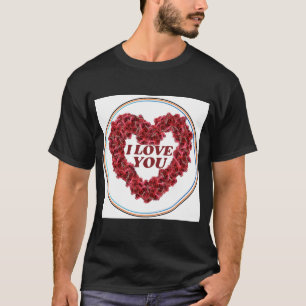 Love You Heart Graphic T-Shirt