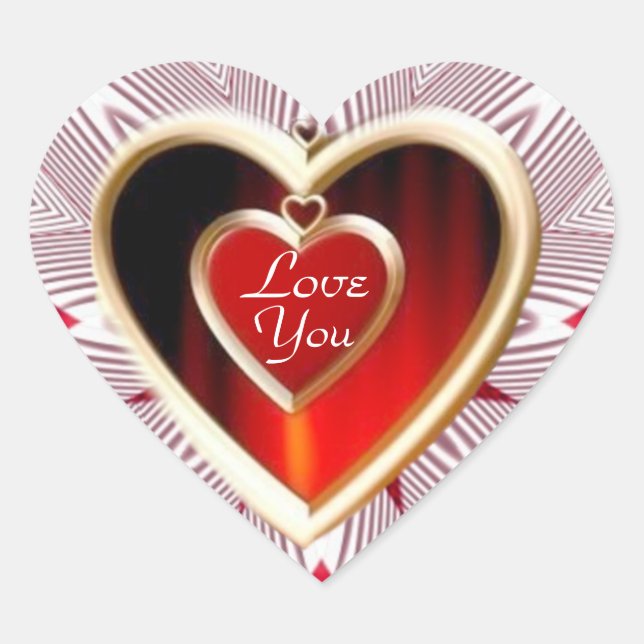 Love You_ Heart Sticker (Front)