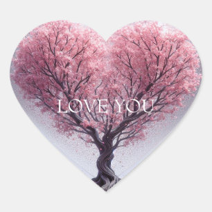  Love You Heart Sticker