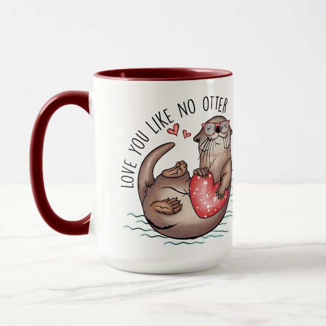 Love You Humour  Mug (Left)