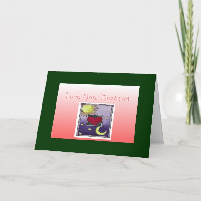 Love you Husband Holiday Card (Front)